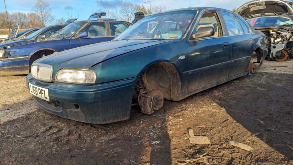 99 1994 Rover 620Si in English wrecking yard photo by Murilee Martin