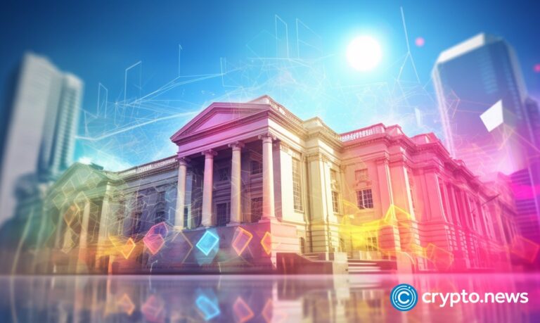 crypto news Central Bank Digital Currency blurry background bright colors low poly s v5.2